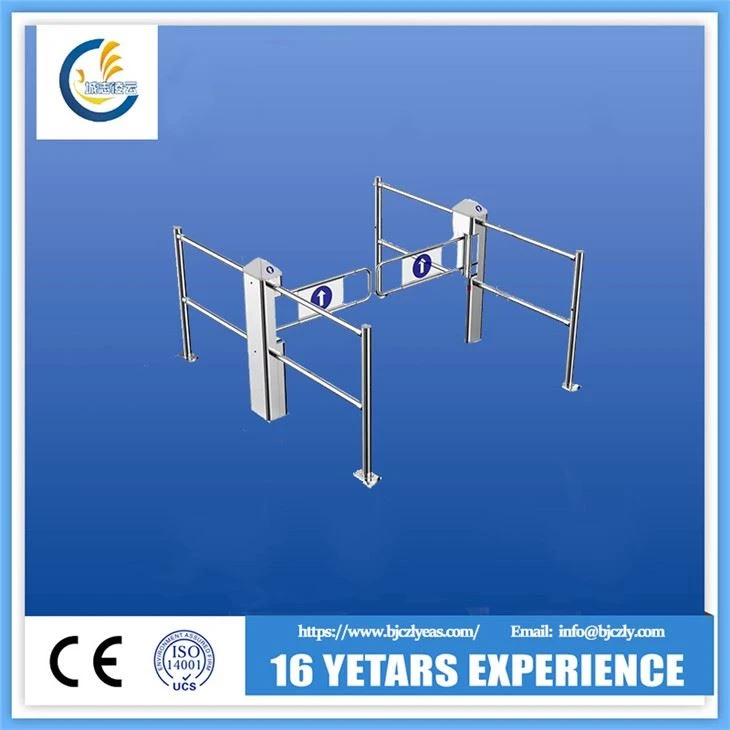 Supermercato a infrarossi in acciaio inossidabile Induction Swing Gate