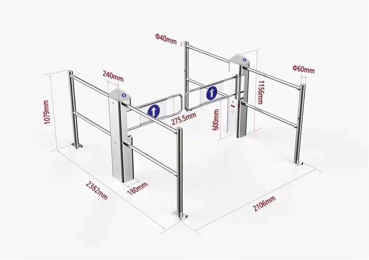 Il supermercato elettrico può solo entrare e uscire dal cancello